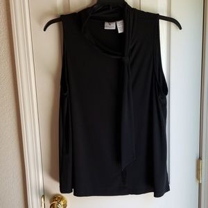 -WORTHINGTON STRETCH BLCK SLEEVELESS CAREER BLOUSE